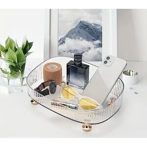 Countertop Organizer Vanity Cosmetic Perfume Gift Contain Clutter